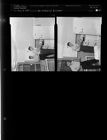 New kitchen at fire station (2 Negatives) (July 19, 1954) [Sleeve 45, Folder d, Box 4]